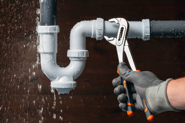 Professional Drain Cleaning technician working in Atherton, CA